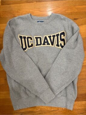 UC Davis Gray Crewneck Sweater